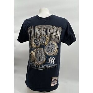 New York Yankees October Dynasty t-shirt Mitchell & Ness MLB Small World Series